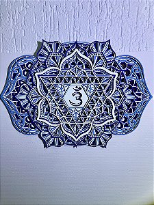 Mandala 3º Olho - Chakra Ajna 43x33 cm