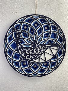 Mandala Baleia 26 cm