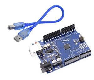 Arduino UNO R3 SMD com Cabo USB