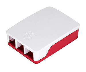 Case Raspberry Pi4 Vermelho e Branco