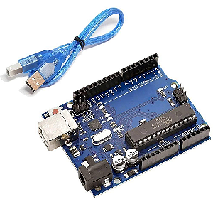 Arduino UNO R3 DIP com Cabo USB