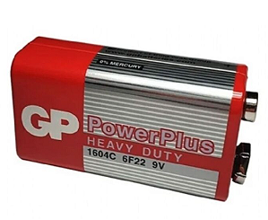 Bateria 9V GP POWER PLUS HEAVY DUTY