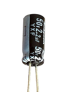 Capacitor Eletrolítico 2,2uF / 50V