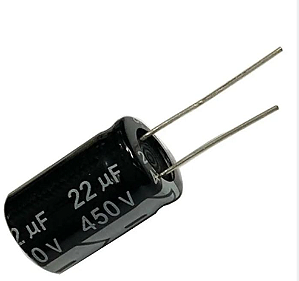 Capacitor Eletrolítico 22uF / 450V