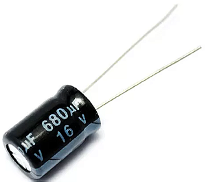 Capacitor Eletrolítico 680uF / 16V