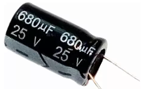 Capacitor Eletrolítico 680uF / 25V