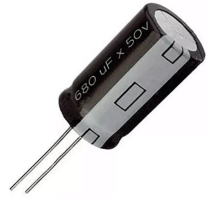 Capacitor Eletrolítico 680uF / 50V