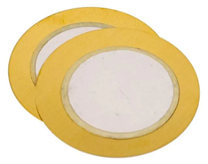 Pastilha Piezoelétrica 15mm - KIT C/ 10 UN