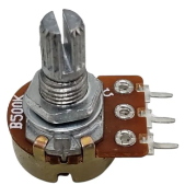 Potenciômetro Linear B500K L15 - KIT C/ 10 UN