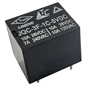 Rele 1 Contato 5V JQC-T73