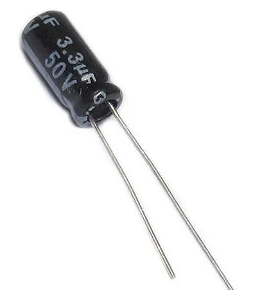 Capacitor Eletrolítico 3,3uF / 50V