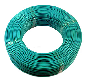 Cabo Flex 105G 300V Estanhado 0,14mm - Verde - 100 Metros