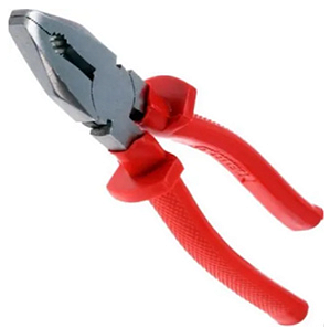 Alicate Universal 8" - Cabo Vermelho - Eda - 2FZ