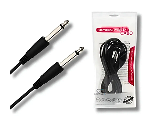 Cabo Plug P10 + P10 Mono Macho - Kapbom - 3 metros