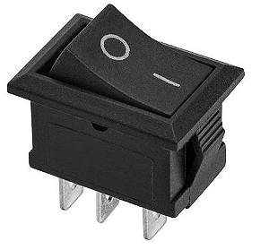 Mini Chave Gangorra KCD1-202 6T Preto