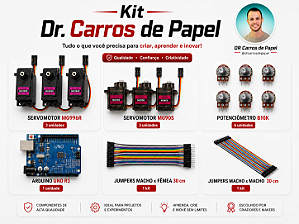 Kit DR Carros de Papel