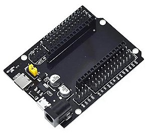 Placa de Expansão ESP32 30 Pinos - Interface Dupla Tipo C e Micro USB