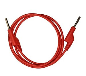 Cabo Banana X Banana 1 Metro Duplo Derivação VERMELHO 15A
