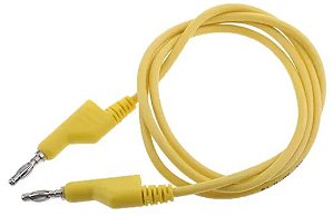 Cabo Banana X Banana 1 Metro Duplo Derivação AMARELO 15A