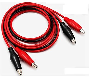 Cabo Banana x Jacaré Duplo 4 MM - 1M (Vermelho x Preto)
