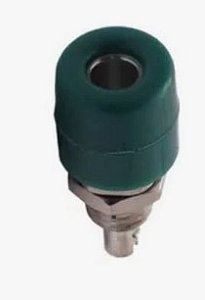Conector Banana 4MM Verde Abertura 7,5 MM - B57 - B07