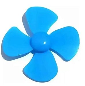 Mini Hélice Azul Para Motor Dc 130 - 40 mm