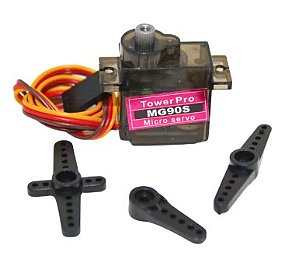 Motor Micro Servo 90S MG90S MG90 180º - Engrenagem de Metal