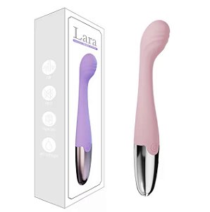 LARA - VIBRADOR PONTO G RECARREGÁVEL 10 MODOS DE VIBRAR
