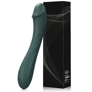 GLEN - VIBRADOR PENETRÁVEL 10 VELOCIDADES SILICONE DE GRAU MÉDICO