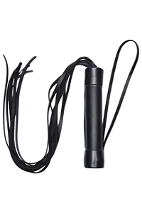 CHICOTE 8 TIRAS DE 40 CM PRETO