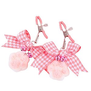 GRAMPOS DE MAMILOS ROSA COM PELÚCIA PATINHAS