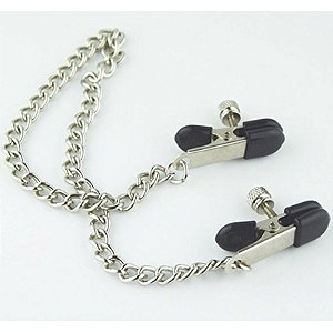 GRAMPOS DE MAMILOS PRETO COM CORRENTE