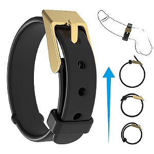 ANEL PENIANO EM SILICONE - CHOKER S-HANDE