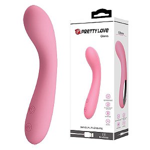 GLORIA - VIBRADOR DE PONTO G RECARREGÁVEL - PRETTY LOVE