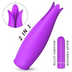 BUD - BULLET RECARREGÁVEL COM CAPA EM SILICONE S-HANDE