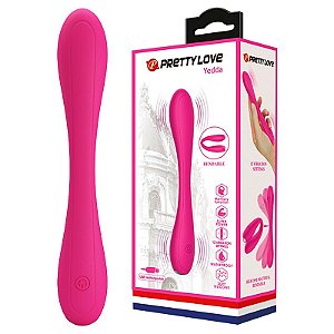 YEDDA - VIBRADOR DE PONTO G RECARREGÁVEL - PRETTY LOVE