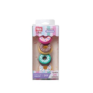 Kit 4 Borrachas Escolar Donuts Tris Holic