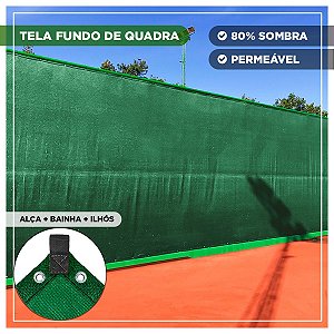 Tela Fundo De Quadra Esportiva Verde 2,5m x 16m