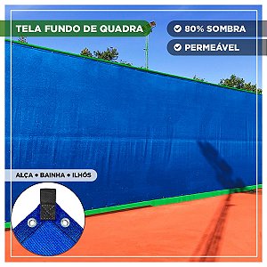 Tela Fundo De Quadra Esportiva Azul 3m x 16m
