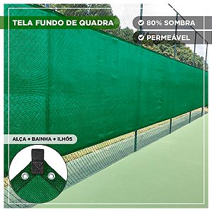 Tela Fundo De Quadra Esportiva Verde 2m x 18m