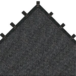 Tela Sombreamento Preto 80% 2x8 Bainha Fita Alça Reforçada