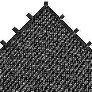 Tela Sombrite 80% Preto 4x2 Toldo Garagem Estacionamento Acabamento