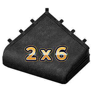 Tela Sombretela 80% 2X6 Sombrite Sombreamento Bainha Alças