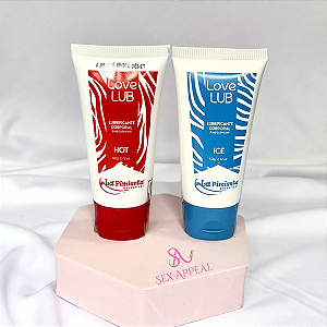 LUBRIFICANTE Á BASE DE ÁGUA HOT/ICE - LOVE LUB
