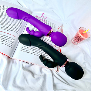 VIBRADOR VARINHA MÁGICA TRIX - COM TRIPLO ESTIMULO