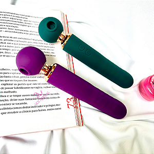 VIBRADOR VARINHA MÁGICA  3 em 1 WENDY