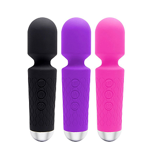 VARINHA MÁGICA MÉDIA 20 VIBRAÇÕES RECARREGÁVEL - MEL