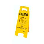 PLACA SINAL - CUIDADO EM MANUTENÇÃO