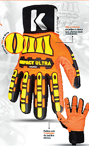 LUVA KALIPSO IMPACT ULTRA CA 50185