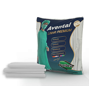 AVENTAL 20G/M² TAMANHO ÚNICO PROTDESC PACOTE COM 10UN